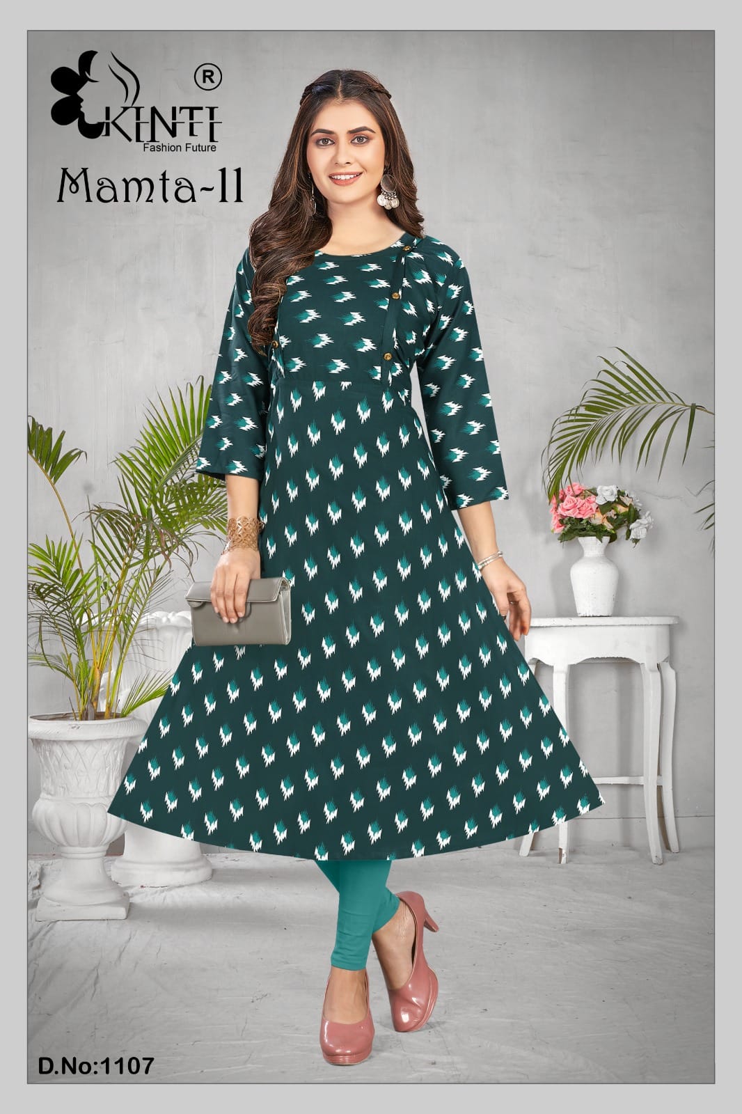 Mamta 11 By Kinti 1101-1108 Printed Kurtis Catalog